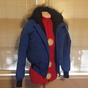 Canada Goose bomber jacket in blue